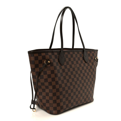 Louis Vuitton Damier Ebene Neo Neverfull MM Rose Ballerine 3 of 10