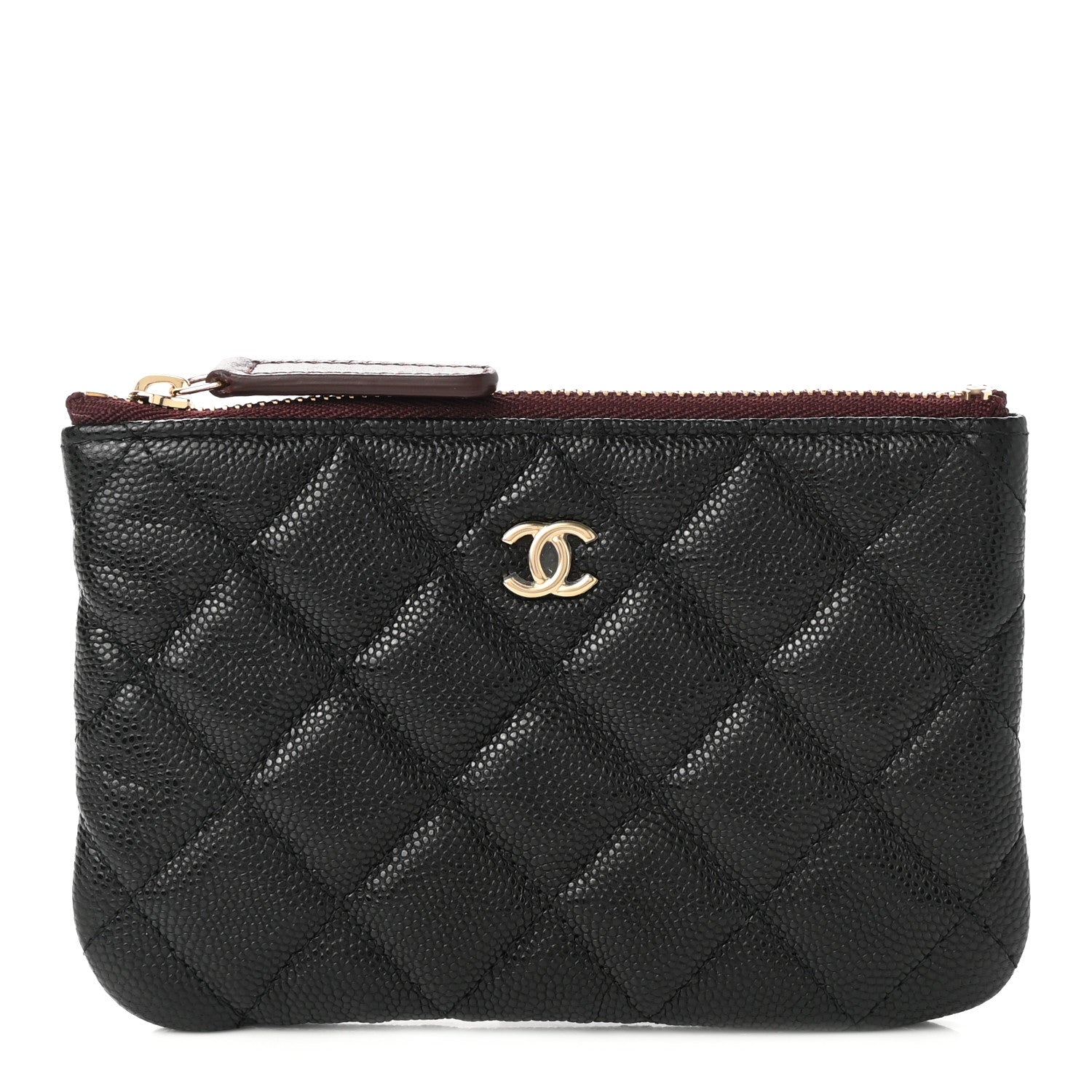 Chanel Caviar Quilted Small Cosmetic Case Black 1 of 8