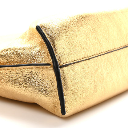 Loewe Metallic Calfskin Mini Chain Flamenco Knot Clutch Gold 8 of 9