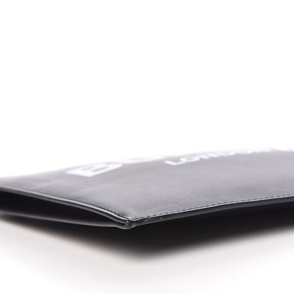 Burberry Smooth Calfskin Edin Zip Pouch Black 7 of 10