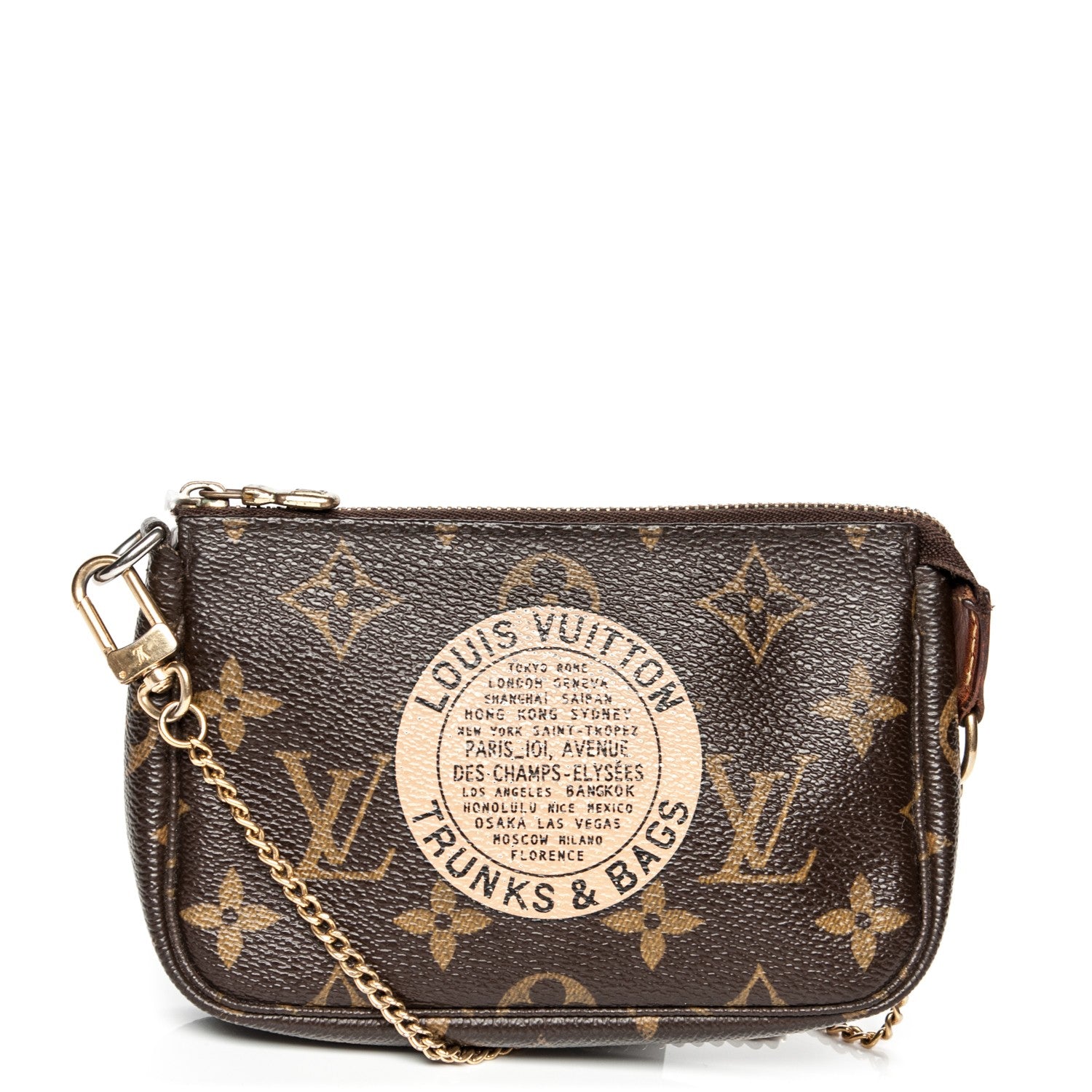Louis Vuitton Monogram Complice Trunks and Bags Mini Pochette Accessories Beige 1 of 7