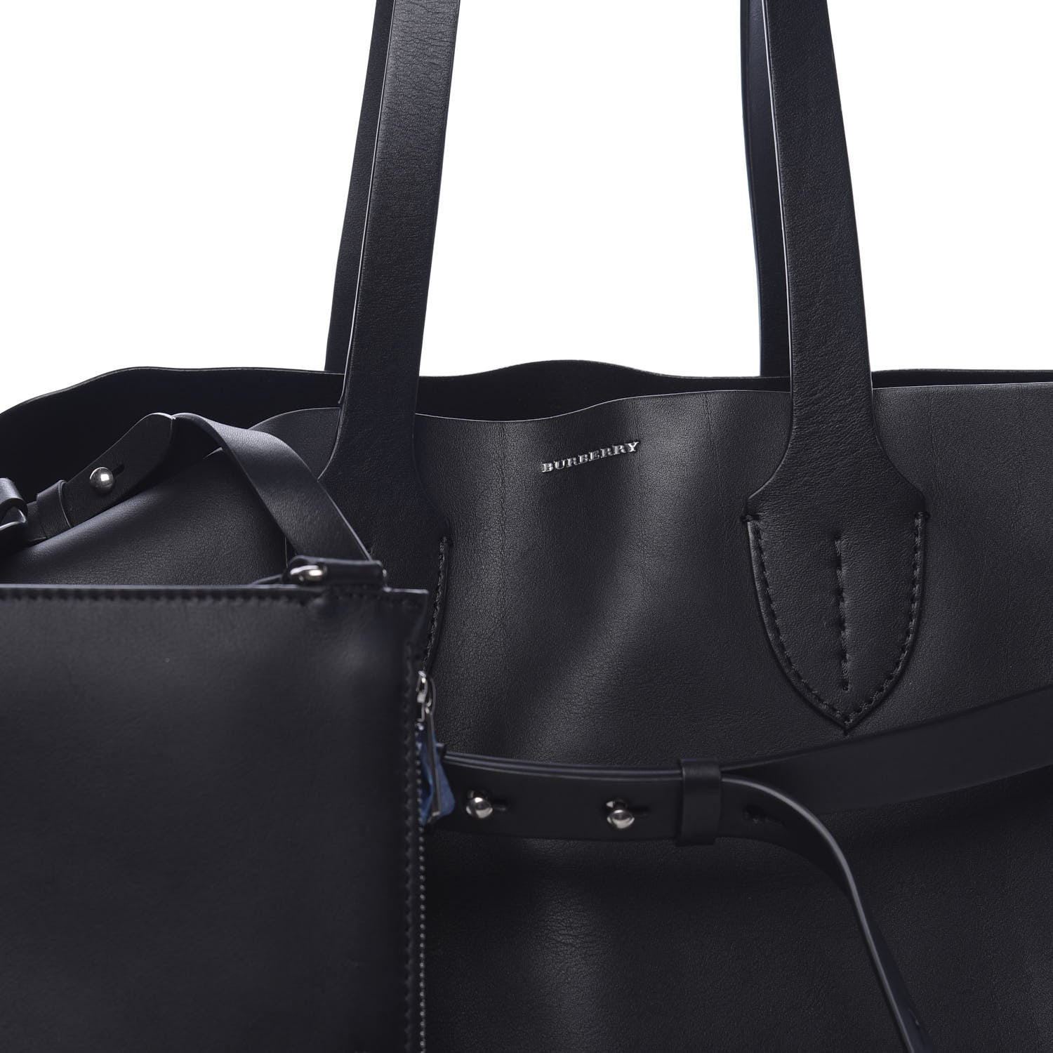 Burberry Soft Calfskin Medium Belt Bag Black 8 of 10
