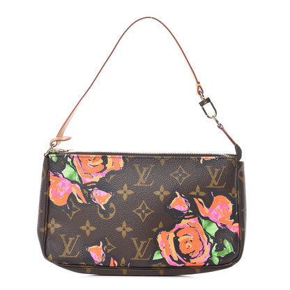 Louis Vuitton Monogram Roses Pochette Accessories 1 of 9