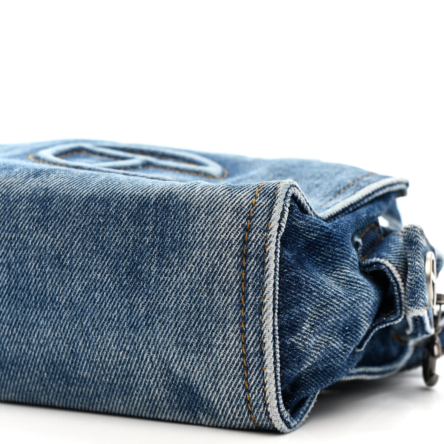 Telfar Denim Small Shopping Bag Blue 10 of 10