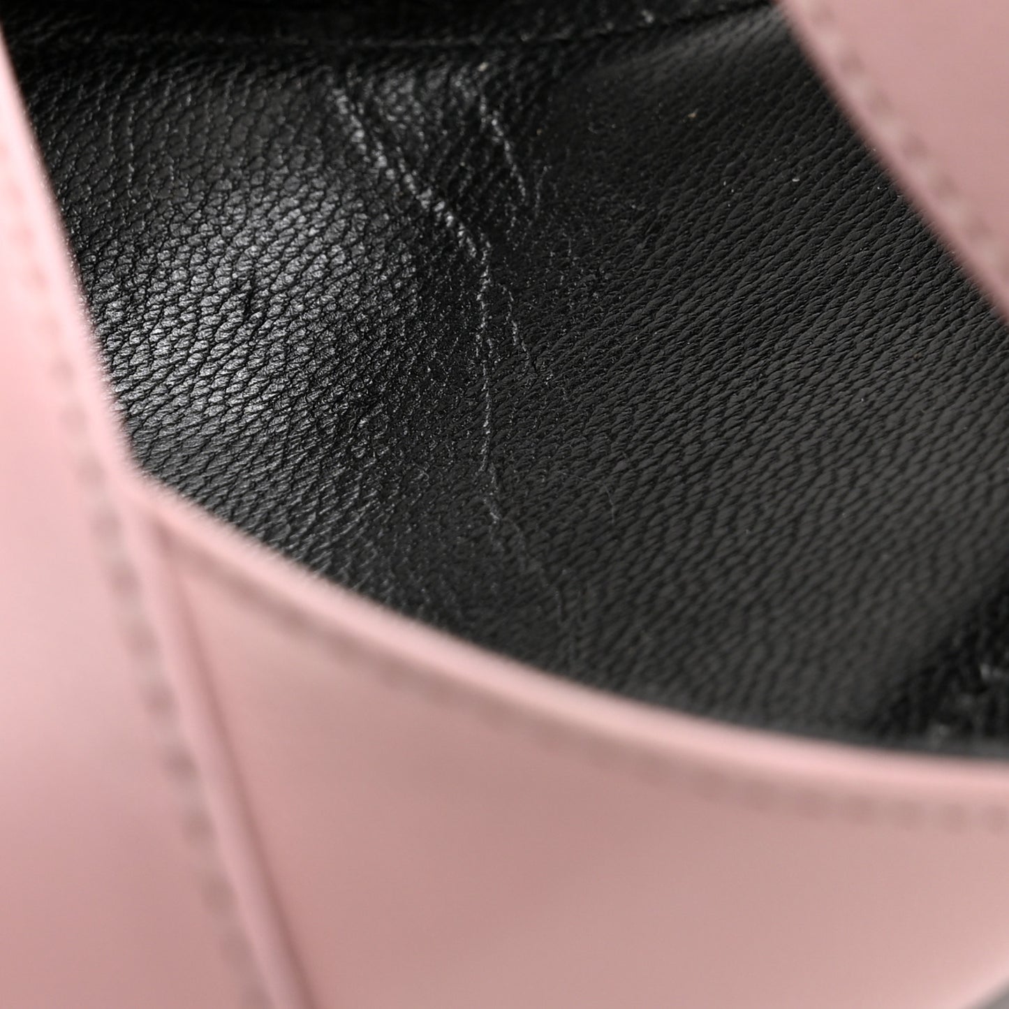 Shiny Calfskin Belt 40mm Mules 36 Pink