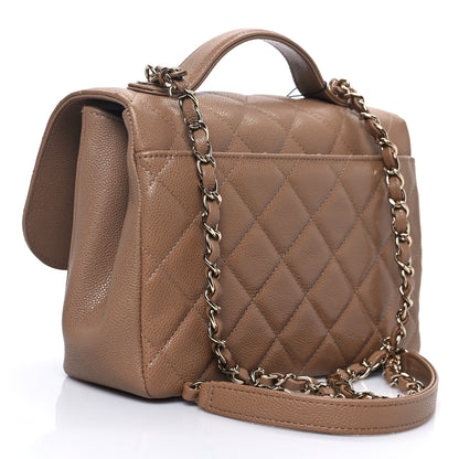 Chanel Caviar Quilted Medium Business Affinity Flap Beige 3 of 10