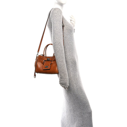 Balenciaga Vegetable Tanned Lambskin Mini Bel Air Carry All Bag Tan Cowboy 2 of 9