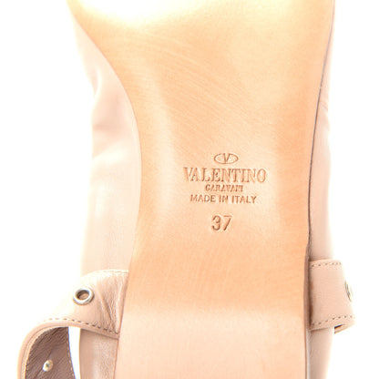 Valentino Garavani Nappa Love Latch Ballerina Flats 37 Poudre 9 of 11