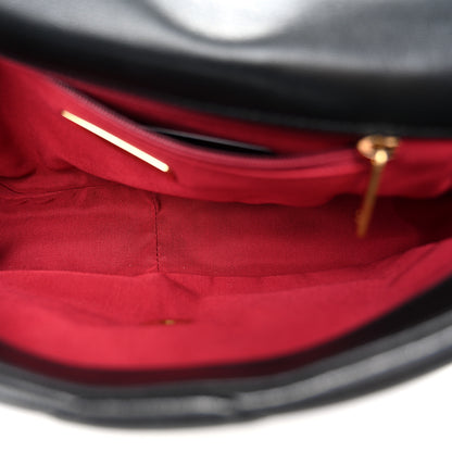 Chanel Goatskin Quilted Medium Chanel 19 Flap Black 5 of 10