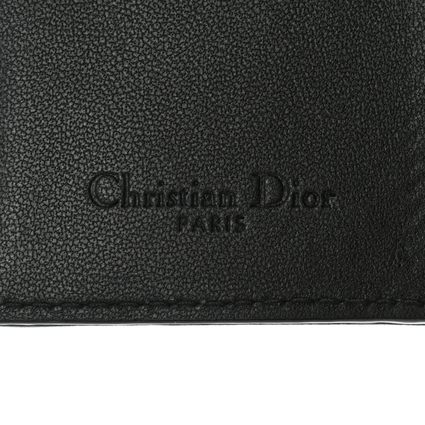 Lambskin Cannage Mini Lady Dior Wallet Black