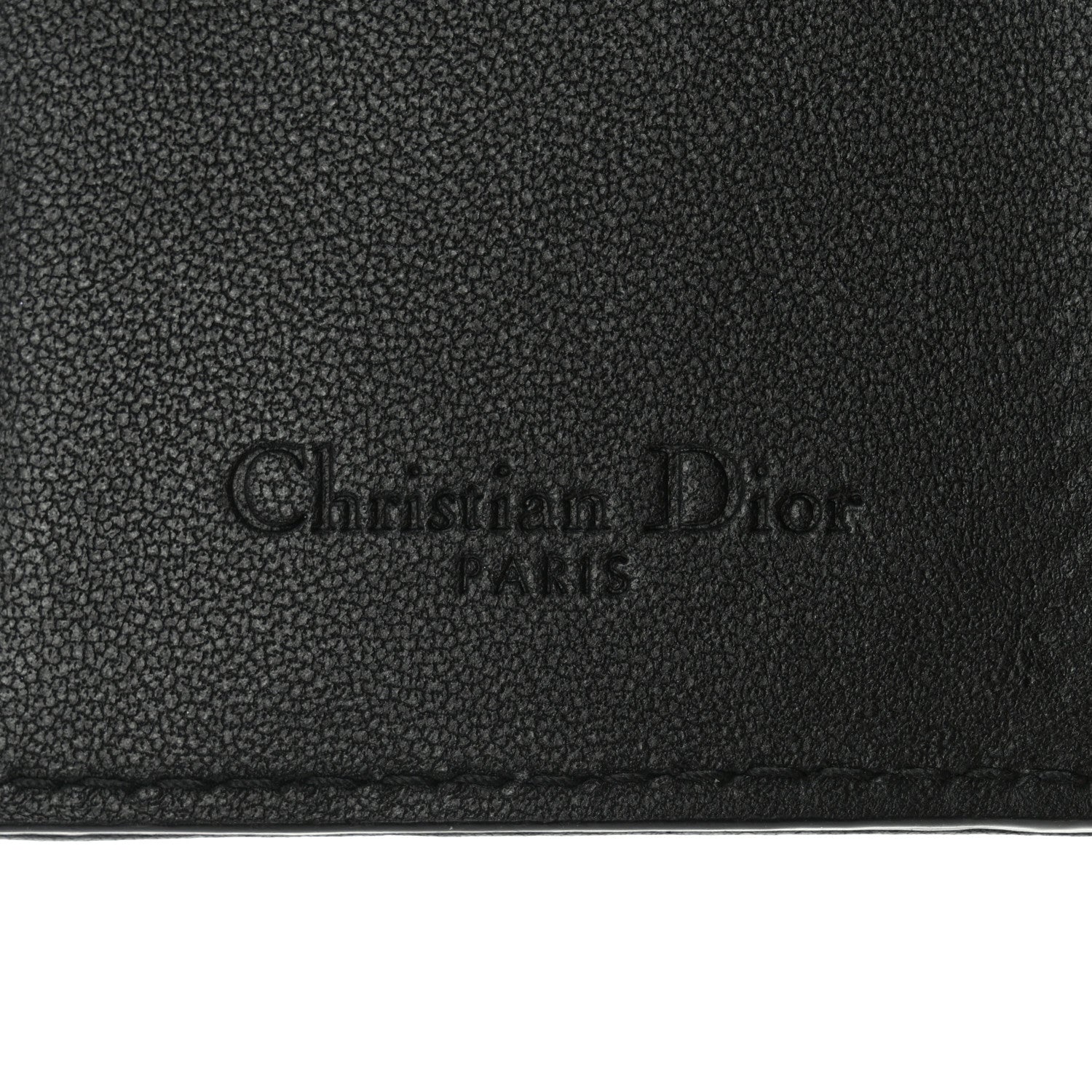 Christian Dior Lambskin Cannage Mini Lady Dior Wallet Black 7 of 14