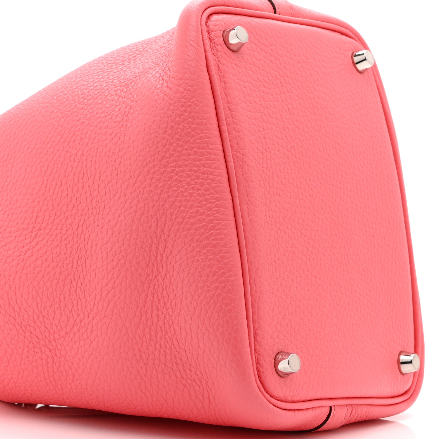 Hermes Taurillon Clemence Picotin Lock 18 PM Rose Azalee 1763681