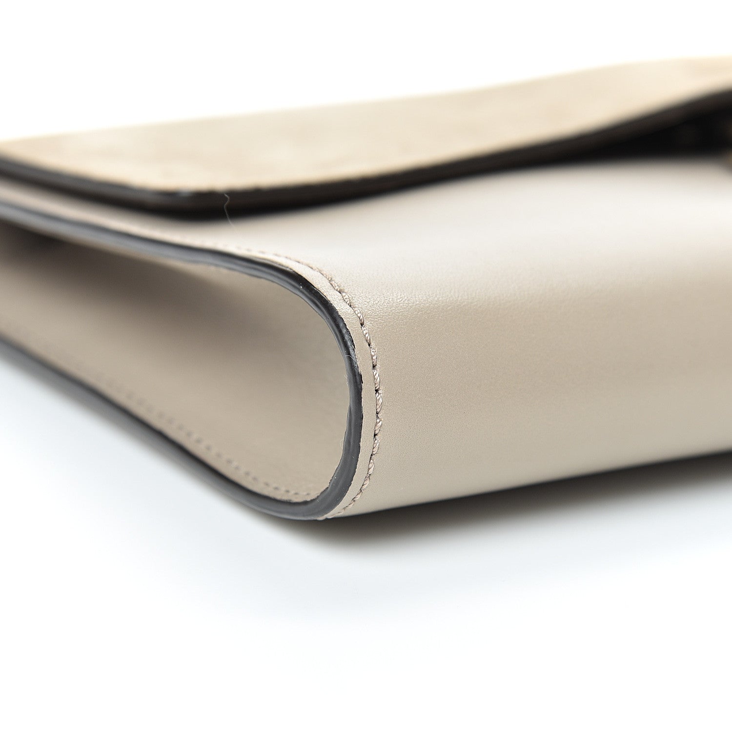 Chloe Suede Calfskin Faye Clutch Motty Grey 8 of 14