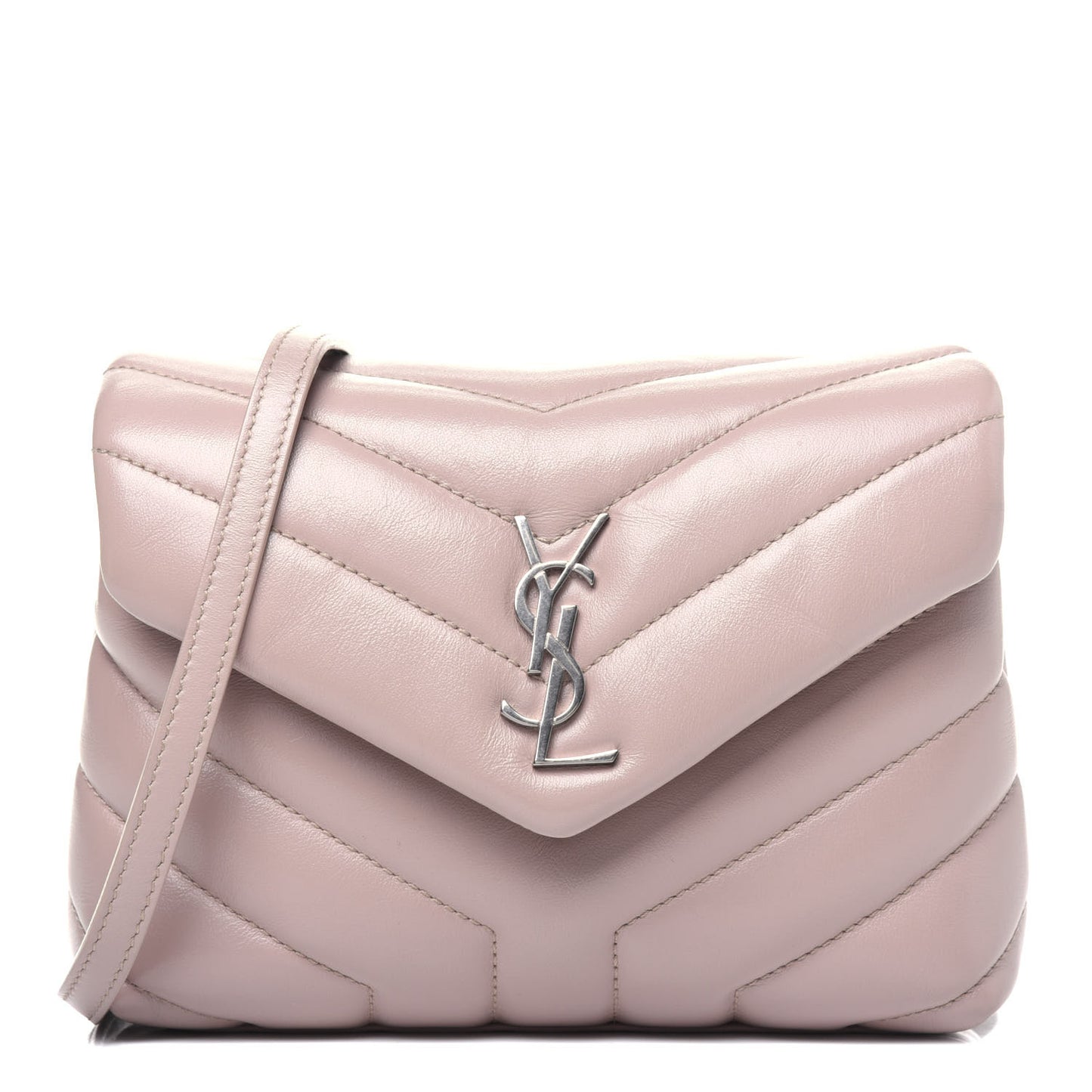 Calfskin Y Quilted Monogram Toy Loulou Crossbody Bag Light Natural