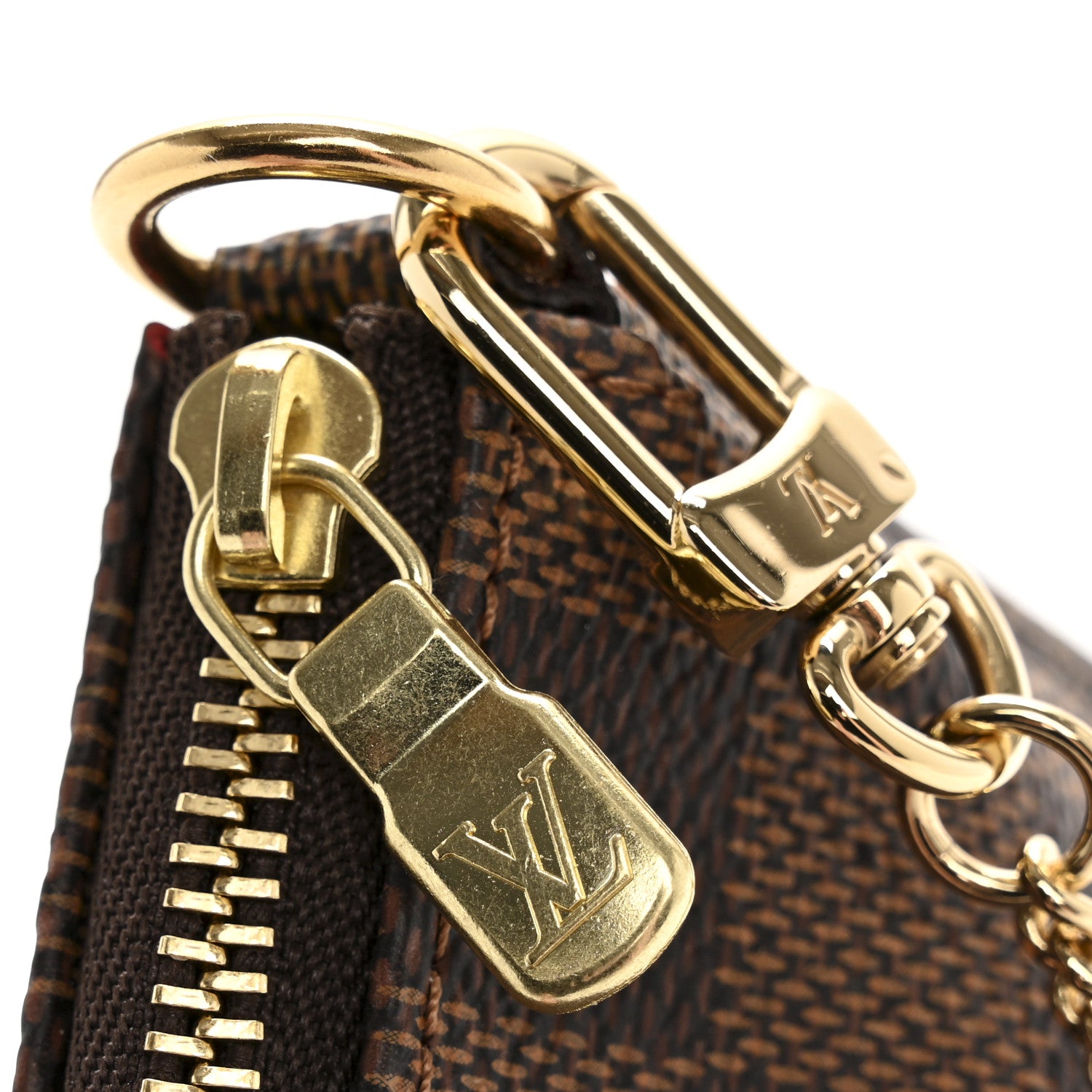 Louis Vuitton Damier Ebene Mini Pochette Accessories 8 of 8