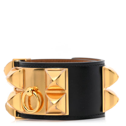 Hermes Swift Collier de Chien CDC Bracelet S Black 1 of 6