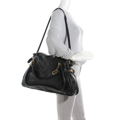 Chloe Calfskin Large Paraty Black 2 of 8