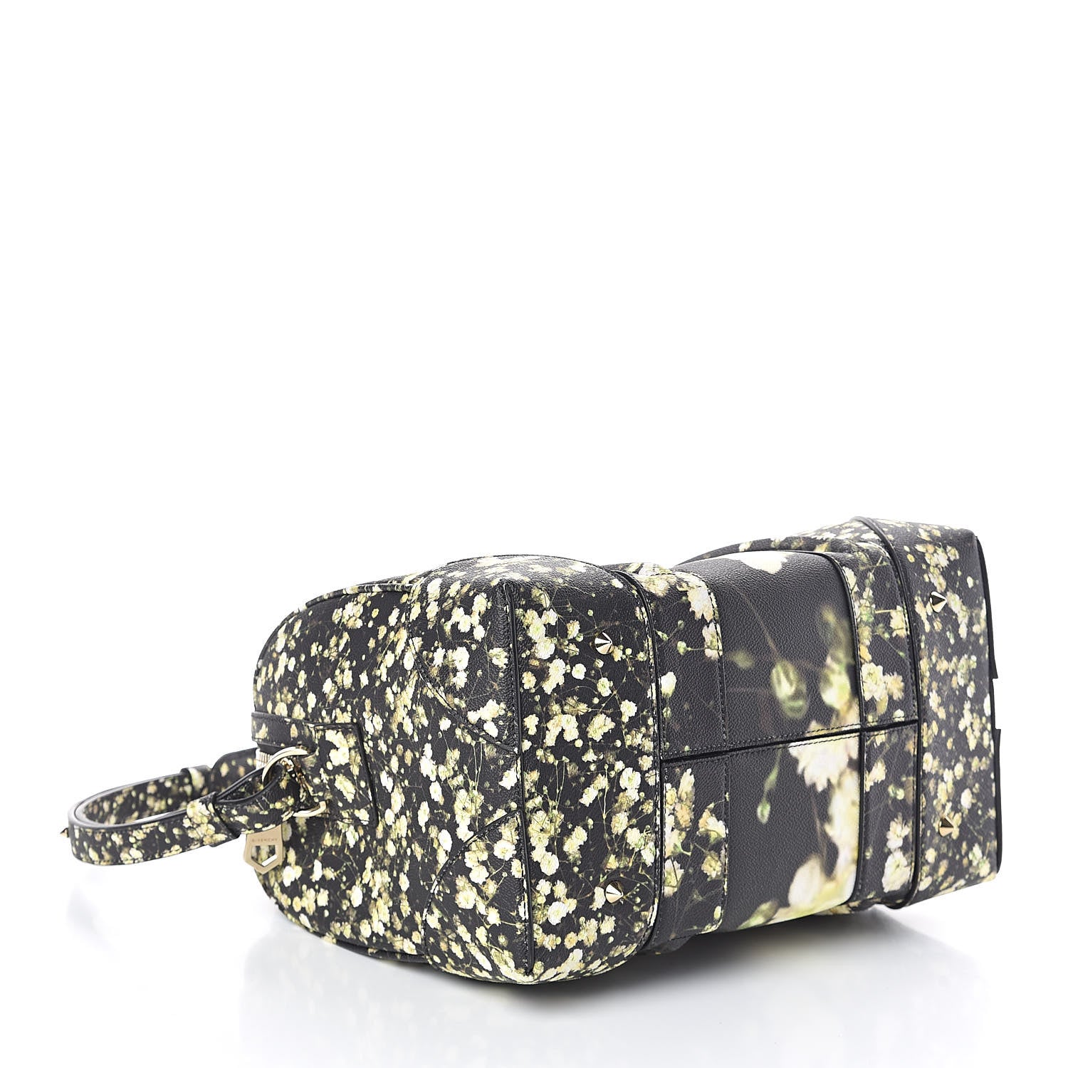 Givenchy Textured Coated Canvas Baby's Breath Print Medium Lucrezia Black 4 of 9