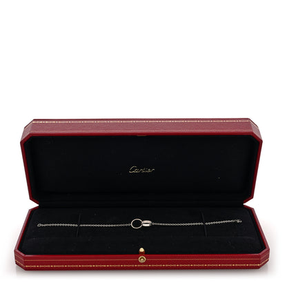 Cartier 18K White Gold Interlocking LOVE Bracelet 4 of 4