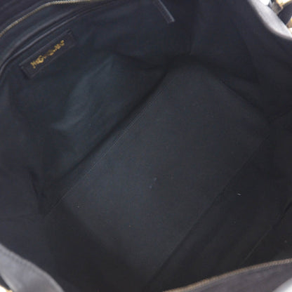 Saint Laurent Leather Large Cabas Chyc Black 7 of 7