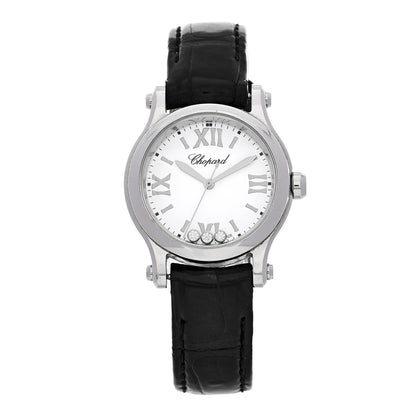 Chopard Stainless Steel Alligator 3 Diamond 30mm Happy Sport Quartz Watch 1 of 4