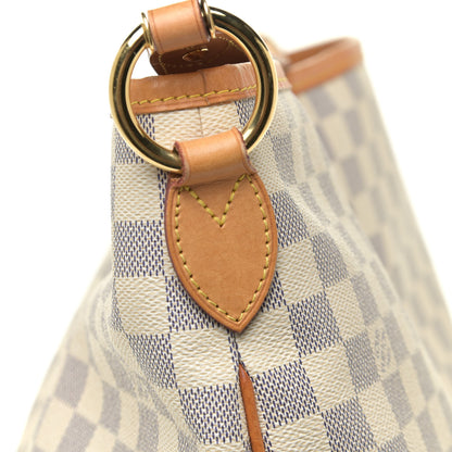 Louis Vuitton Damier Azur Delightful MM Rose Ballerine 11 of 14