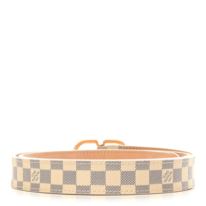 Louis Vuitton Damier Azur 25mm Mini Belt 85 34 2 of 8