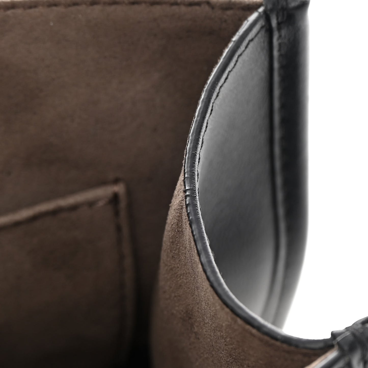 Vitello Century Opaco F is Fendi Kan I Shoulder Bag Black