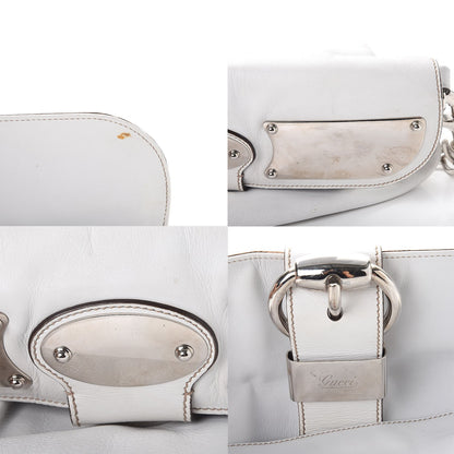 Gucci Calfskin Romy Shoulder Bag Hobo White 10 of 10
