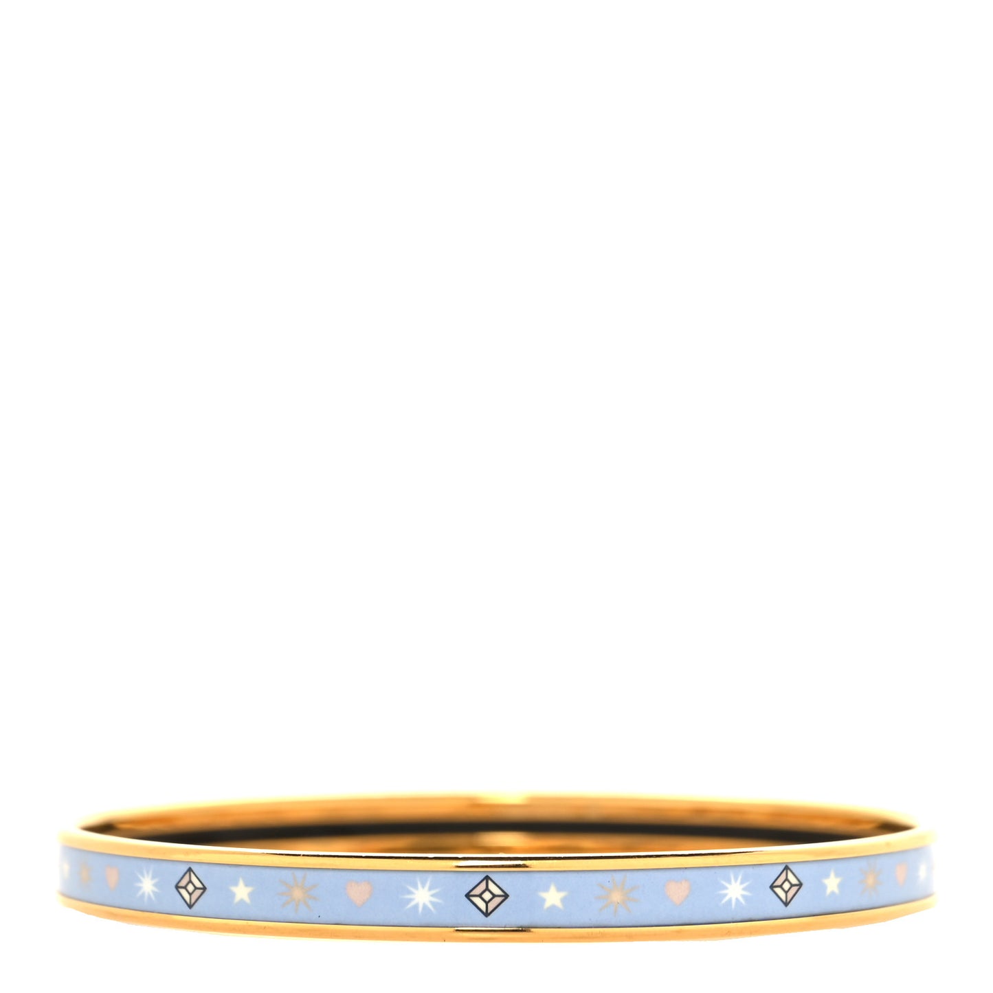 Enamel Printed Chorus Stellarum Extra Narrow Bracelet 65 Lumiere