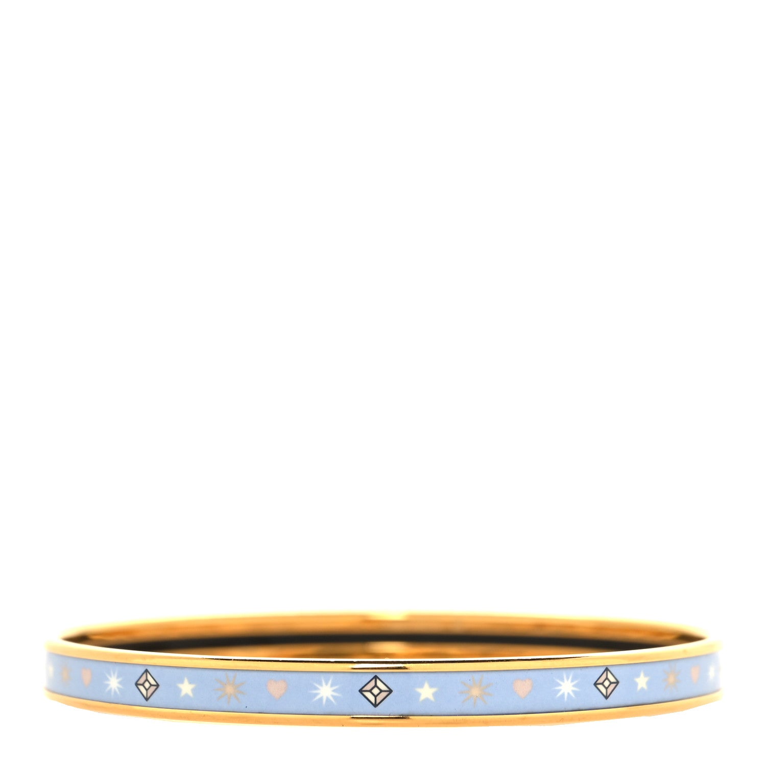 Hermes Enamel Printed Chorus Stellarum Extra Narrow Bracelet 65 Lumiere 1 of 5