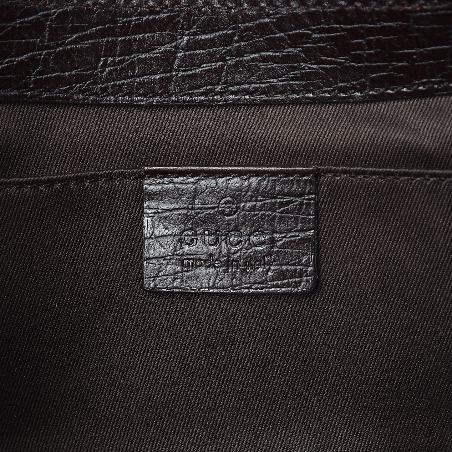 Monogram Horsebit Clutch Dark Brown