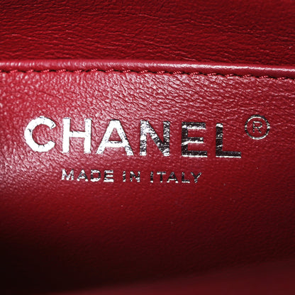 Chanel Caviar Quilted Mini Square Flap Red 8 of 13