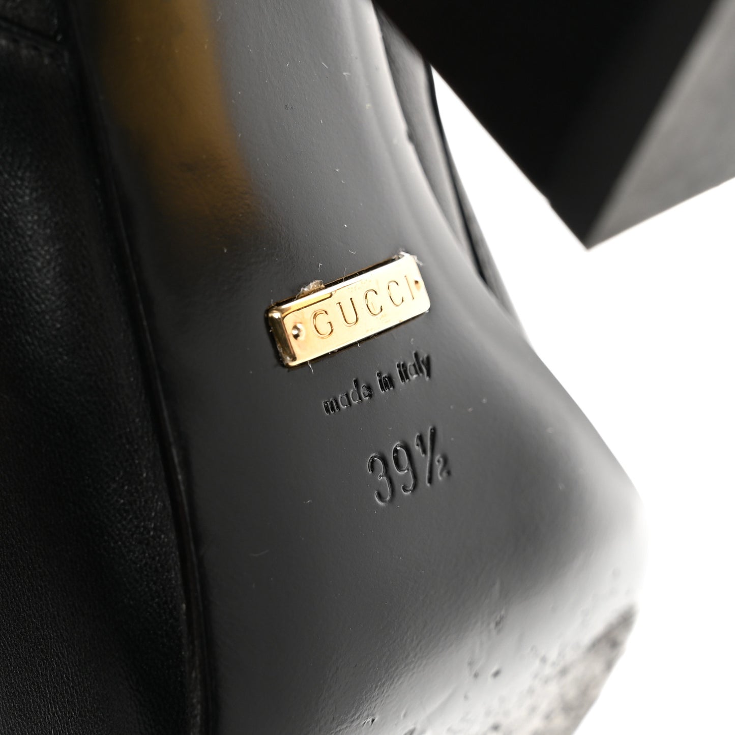 Nappa Horsebit Ankle Boots 39.5 Black