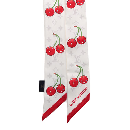 Louis Vuitton LV X TM Silk Monogram Cerises Bandeau White 2 of 4