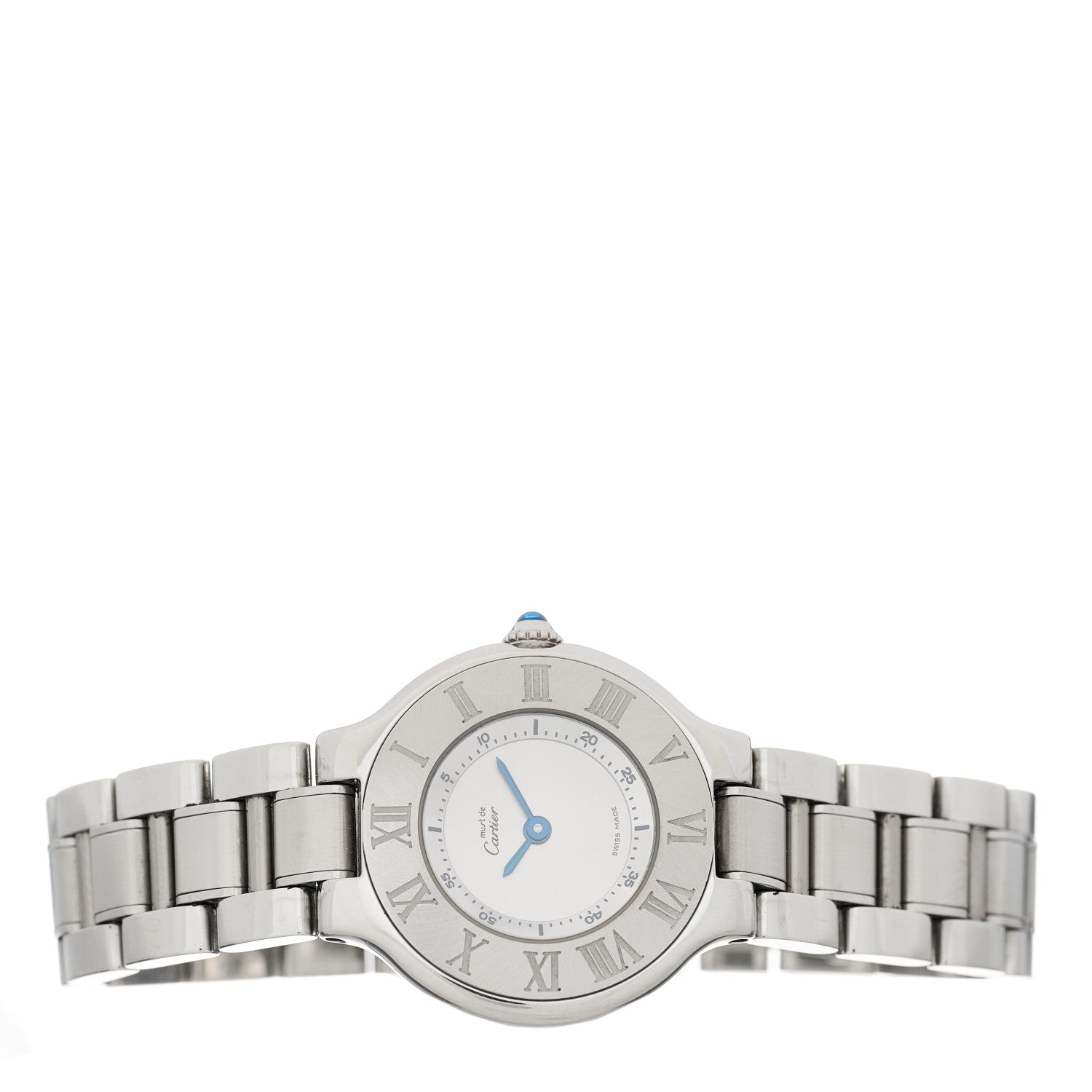 Cartier Stainless Steel 28mm Must De 21 Quartz Watch 2 of 4