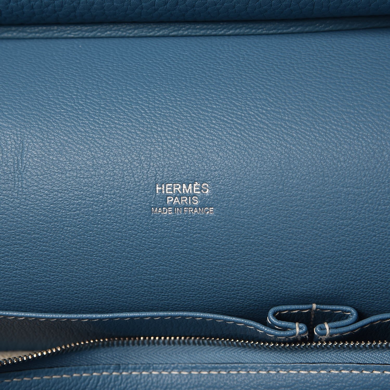 Hermes Taurillon Clemence Jypsiere 31 Blue Jean 7 of 8