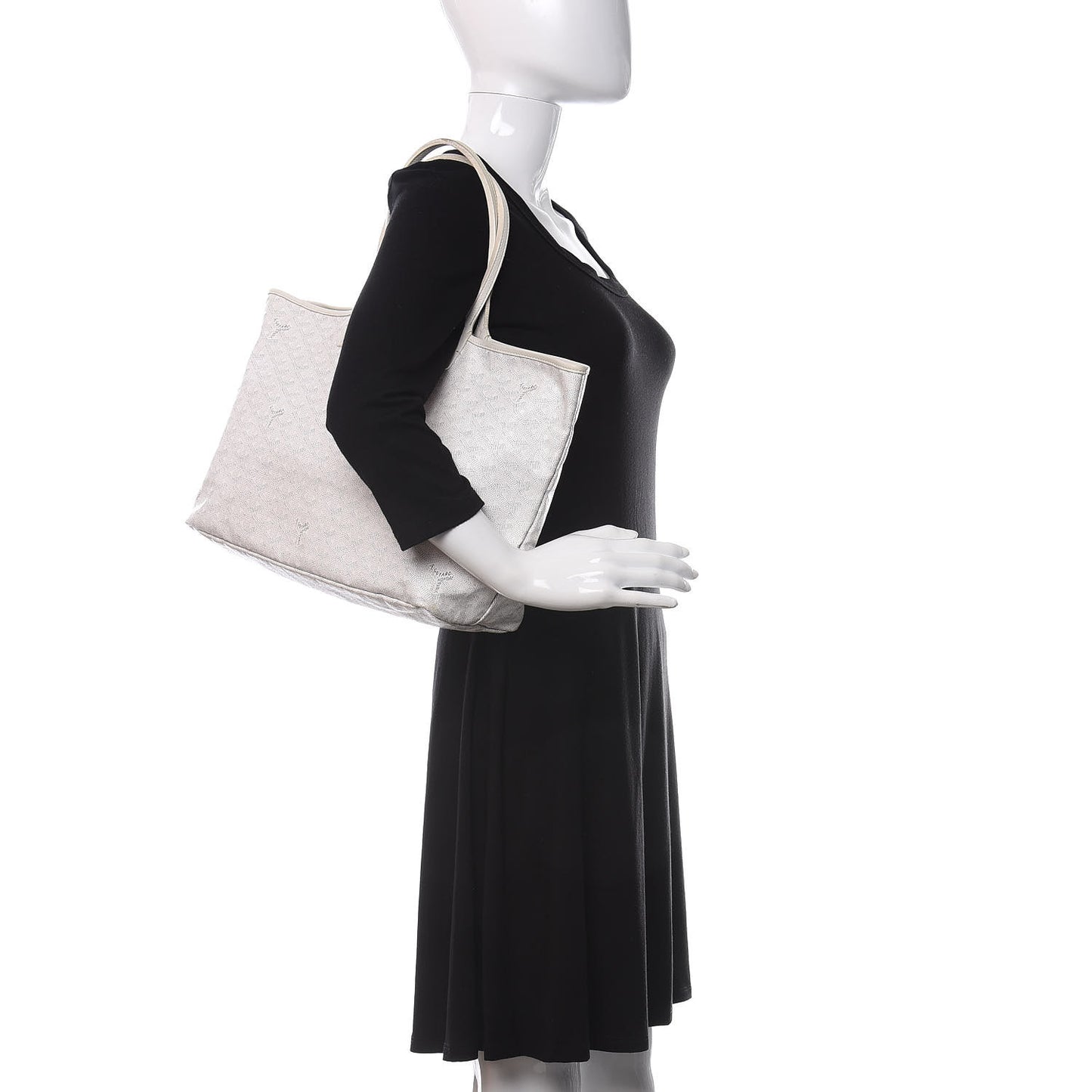 Goyardine Saint Louis PM White