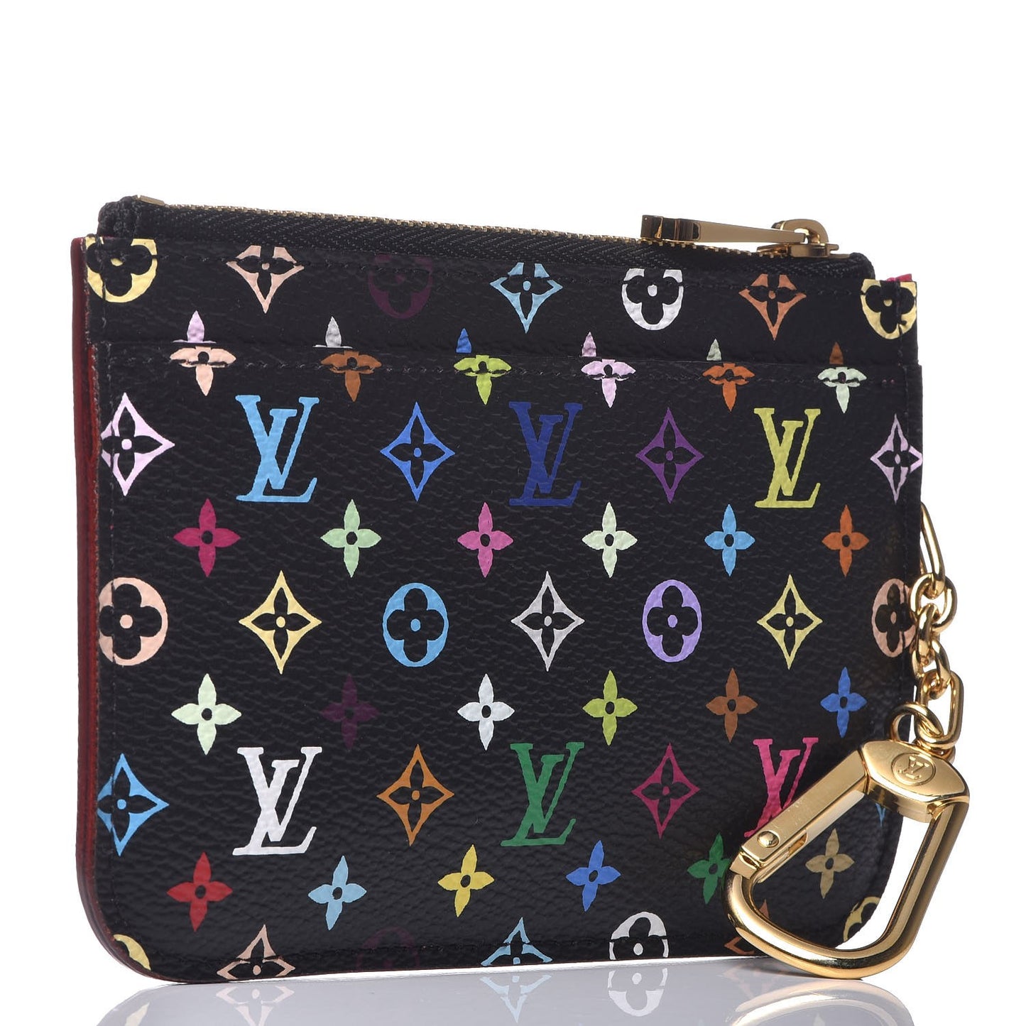 Monogram Multicolor Key Pouch Black Grenade
