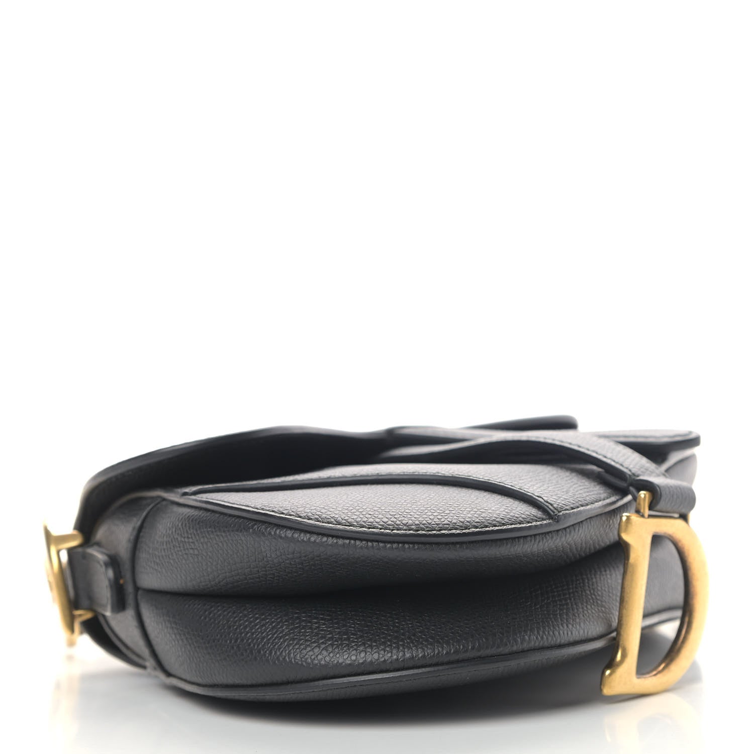 Christian Dior Calfskin Mini Saddle Bag Black 3 of 8