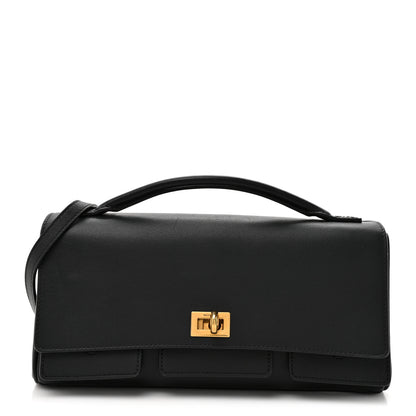 Balenciaga Smooth Calfskin Small Bel Air Clutch On Strap Black 1 of 11