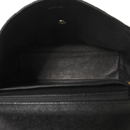 Chanel Caviar Quilted Jumbo Kelly Flap Black 6 of 12