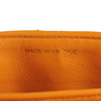 Chanel Lambskin Quilted Medium Bekko Chain Flap Mango 8 of 9