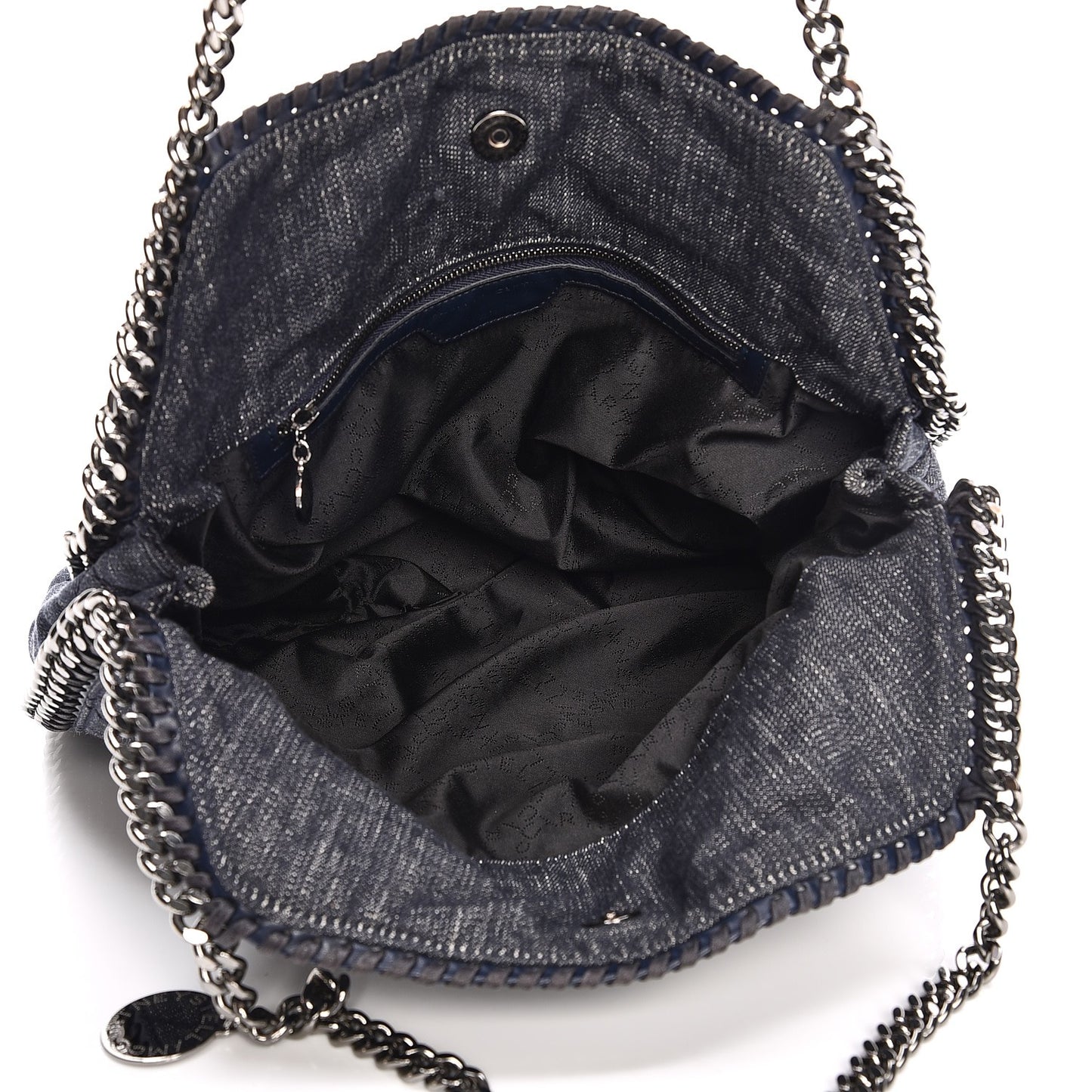 Denim Quilted Small Baby Bella Tote