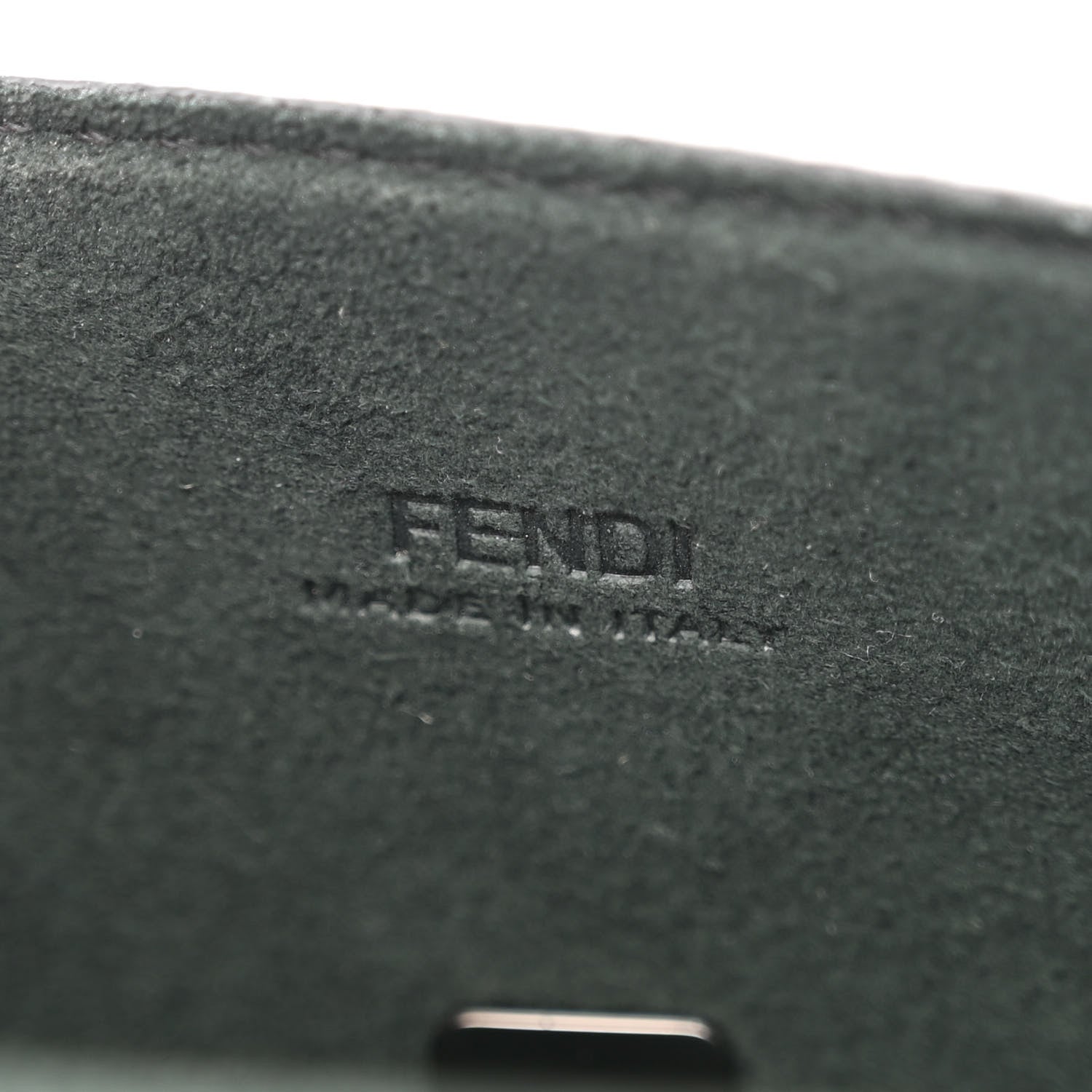 Fendi Vitello Cher Baguette Soft Trunk Phone Pouch Black 6 of 13