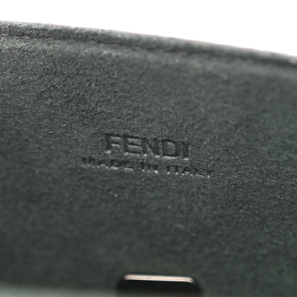 Fendi Vitello Cher Baguette Soft Trunk Phone Pouch Black 6 of 13