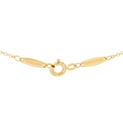 Tiffany 18K Yellow Gold Ruby Elsa Peretti Color By The Yard Pendant Necklace 5 of 6