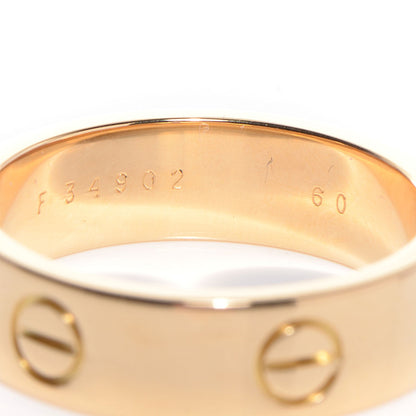 Cartier 18k Yellow Gold LOVE Ring Size 60 9.25 8 of 10