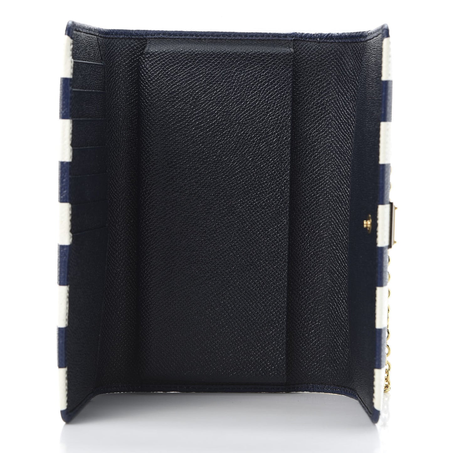 Dauphine Stripe Mini Von Bag Blue White
