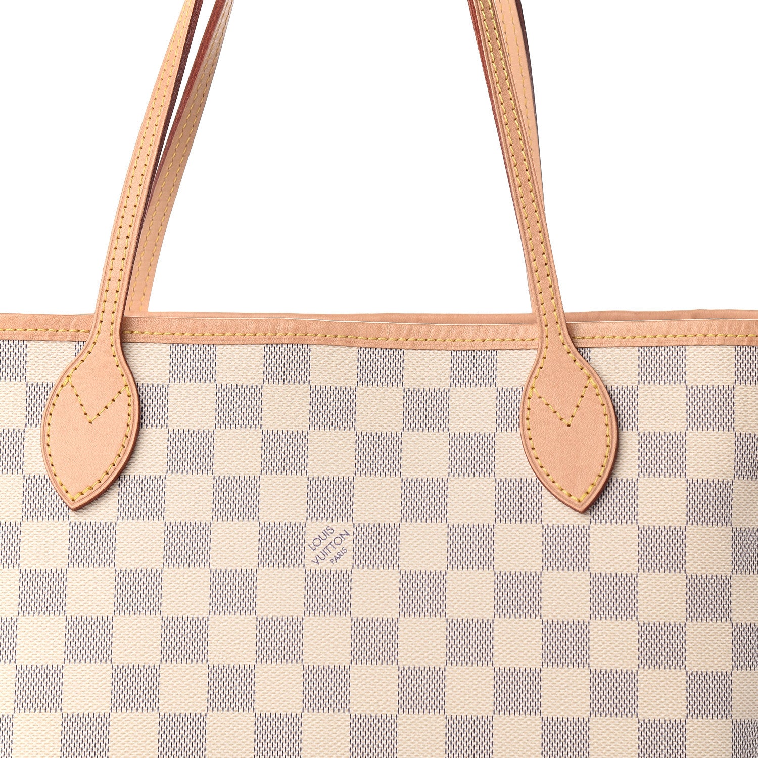 Louis Vuitton Damier Azur Neo Neverfull MM Rose Ballerine 10 of 10